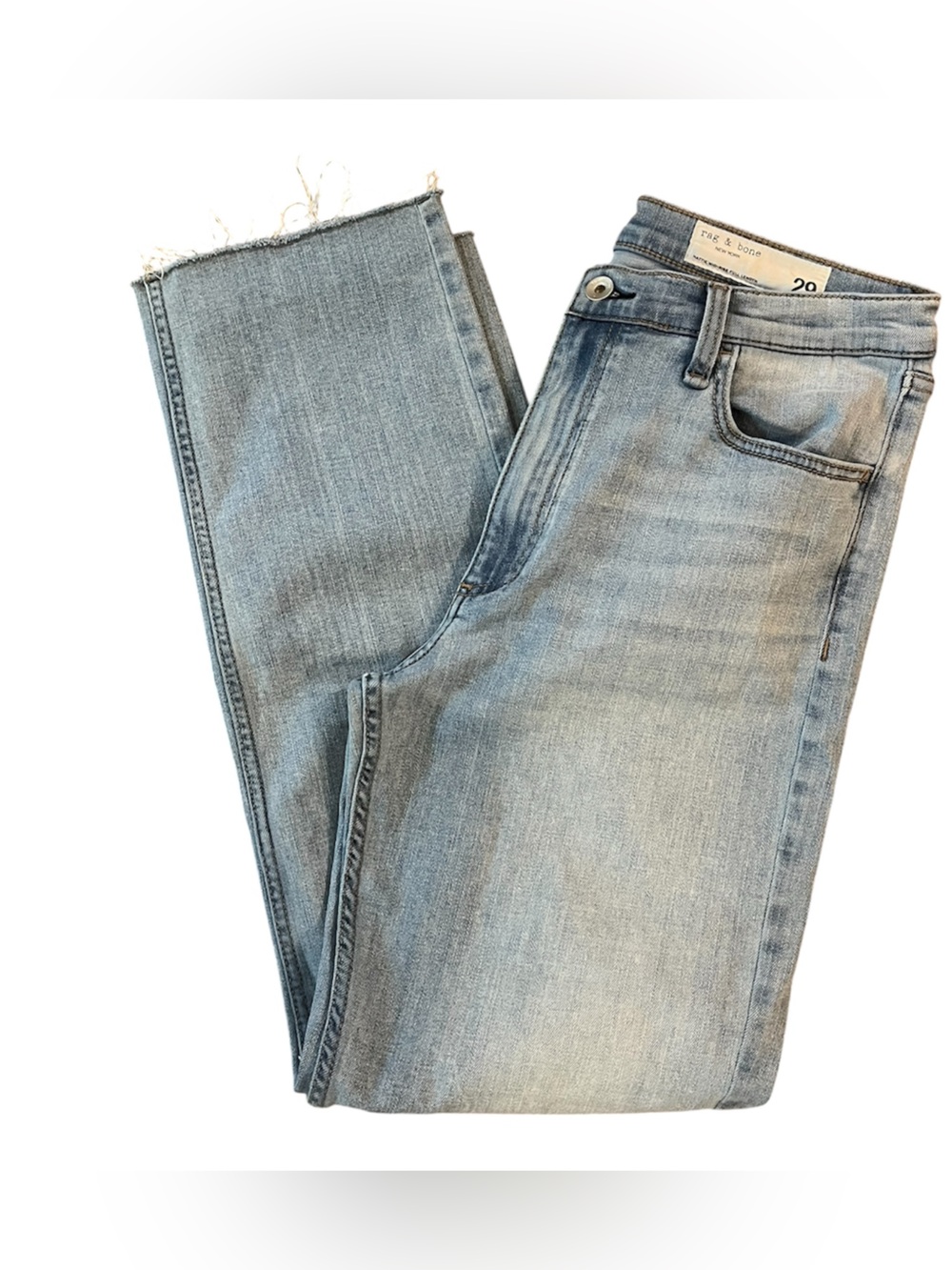 rag & bone Hattie Mid Rise Light Blue Jeans size 29